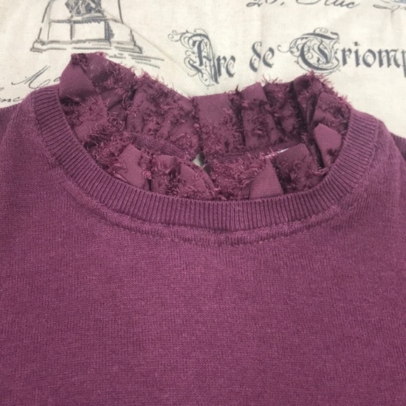 14th & Union Ruffle Neck Sweater - Picture 6 of 6